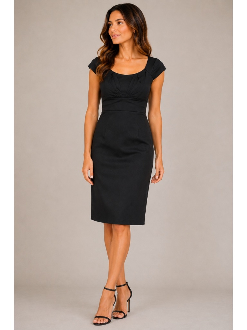 White House Black Market cap-sleeve dress • Size 4